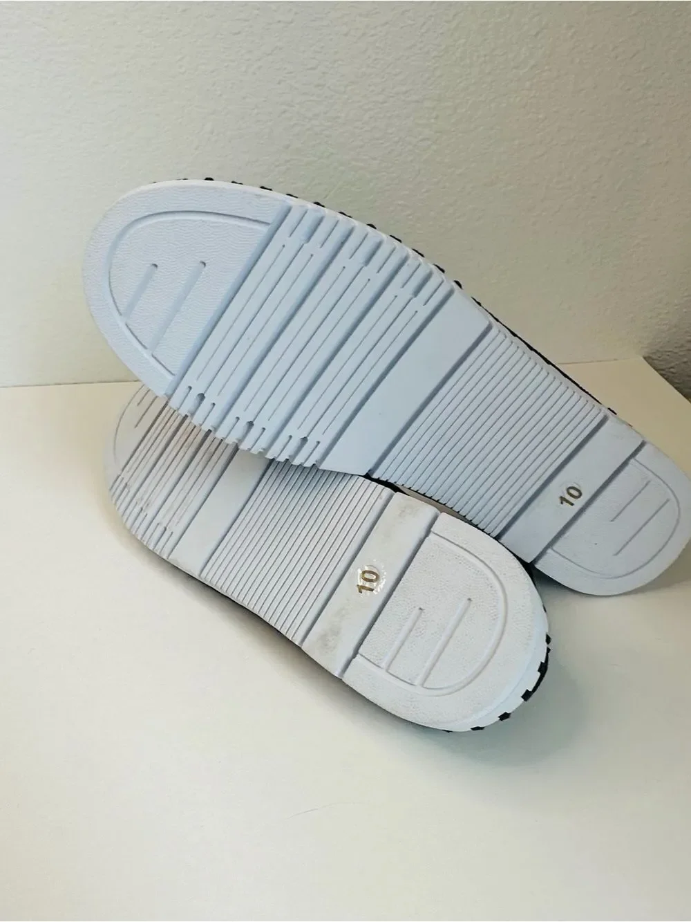 Project Cloud Black Suede Leather Lazer Cut Slip on Shoes